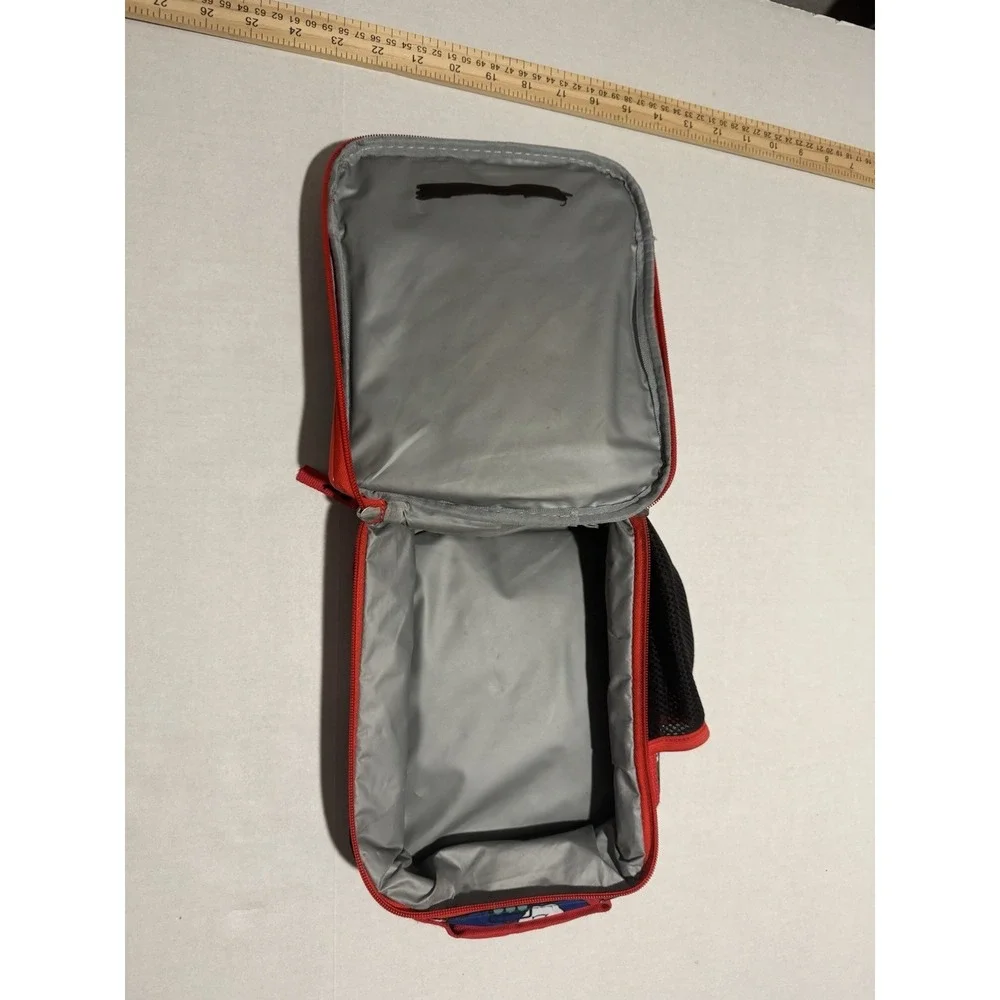 Super Mario AOP Blue & Red Insulated Lunchbag, Cooler, 2 Compartments #A103